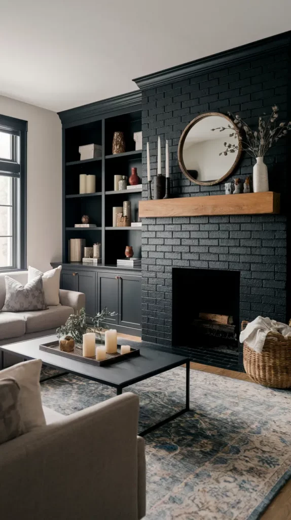 30 Black Living Room Ideas To Style A Modern, Cozy, And Bold Space