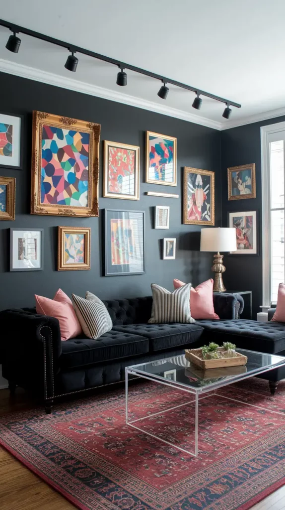 30 Black Living Room Ideas To Style A Modern, Cozy, And Bold Space