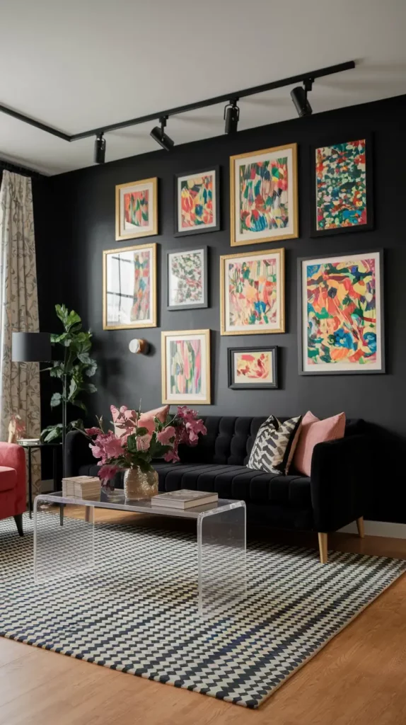 30 Black Living Room Ideas To Style A Modern, Cozy, And Bold Space
