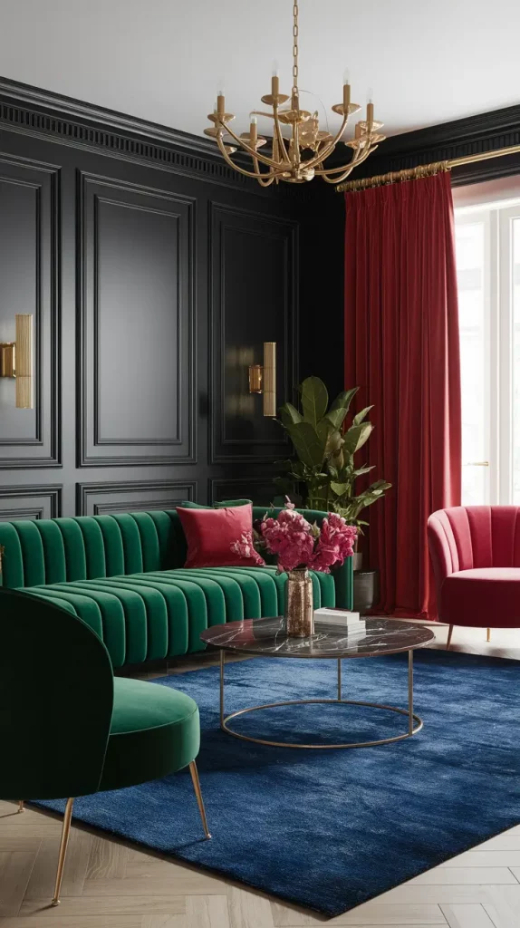 30 Black Living Room Ideas To Style A Modern, Cozy, And Bold Space