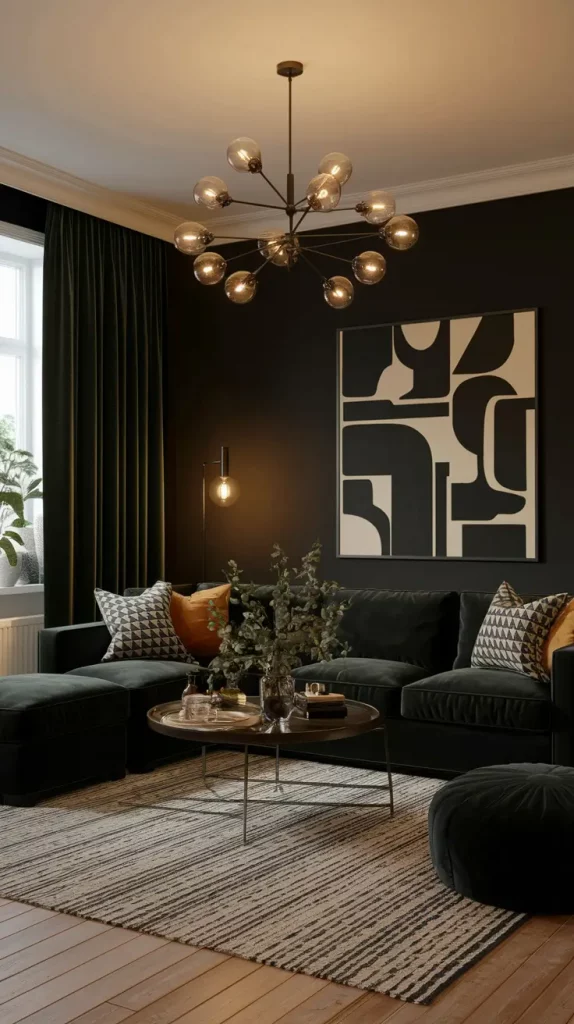 30 Black Living Room Ideas To Style A Modern, Cozy, And Bold Space