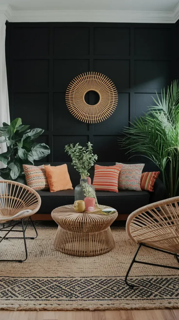 30 Black Living Room Ideas To Style A Modern, Cozy, And Bold Space