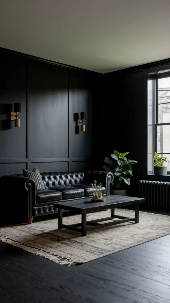 30 Black Living Room Ideas To Style A Modern, Cozy, And Bold Space