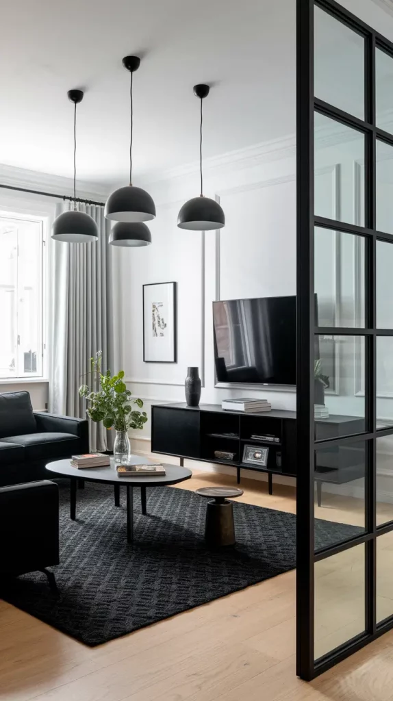 30 Black Living Room Ideas To Style A Modern, Cozy, And Bold Space