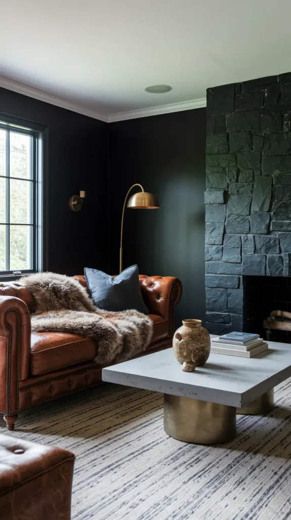 30 Black Living Room Ideas To Style A Modern, Cozy, And Bold Space