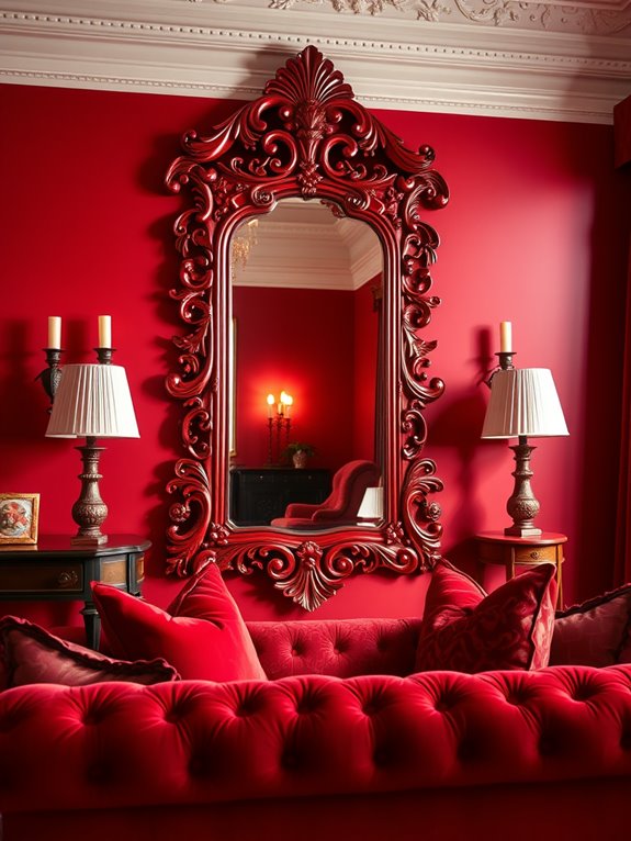 vibrant reflective wall art