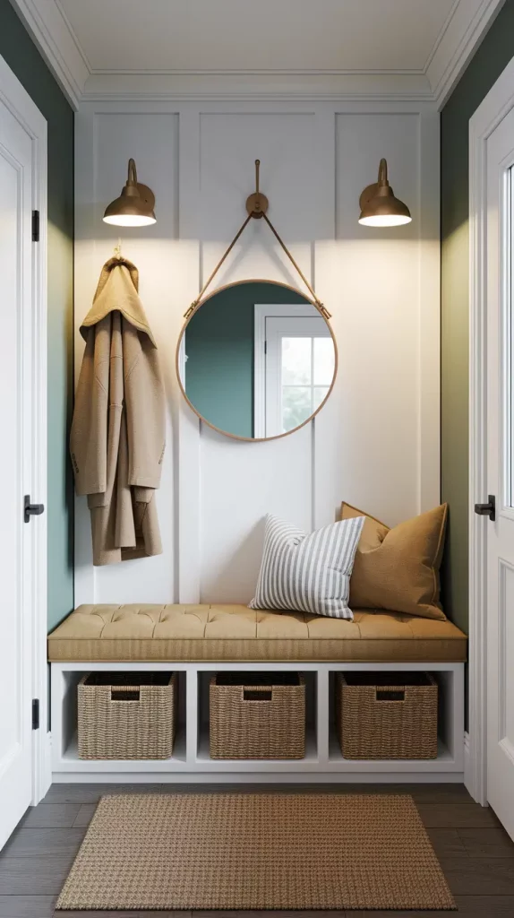 28 Stylish Small Entryways Ideas To Maximize Space With Smart Storage & Decor