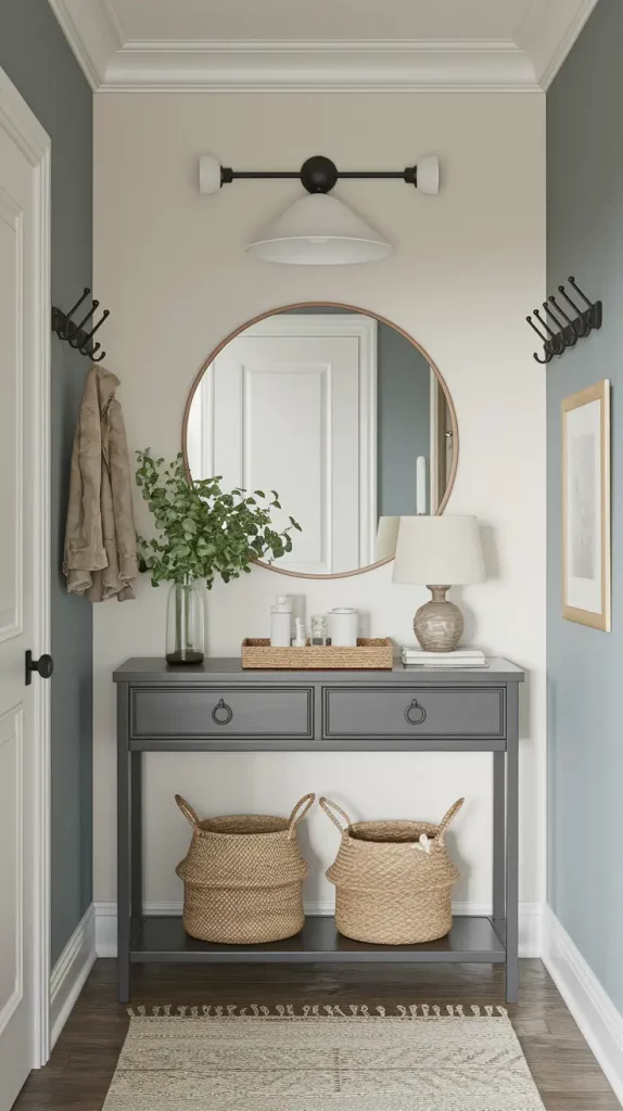 28 Stylish Small Entryways Ideas To Maximize Space With Smart Storage & Decor