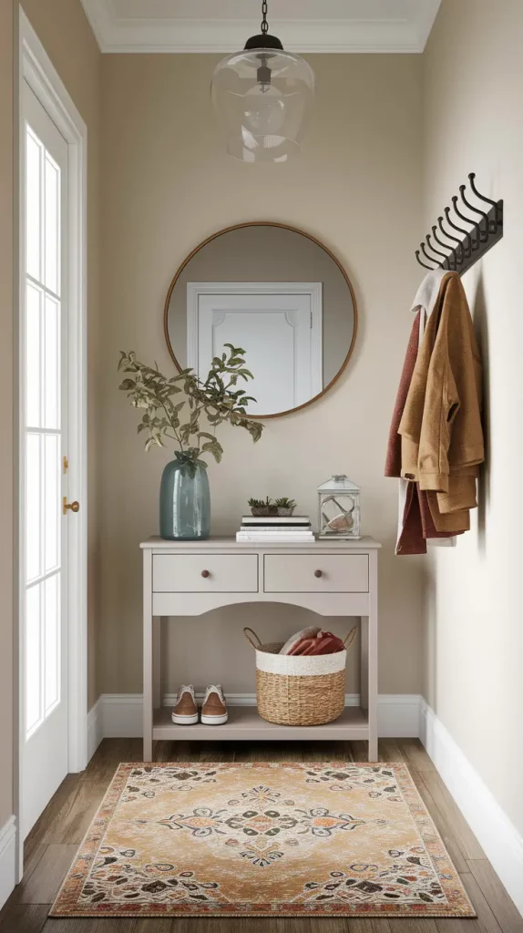 28 Stylish Small Entryways Ideas To Maximize Space With Smart Storage & Decor