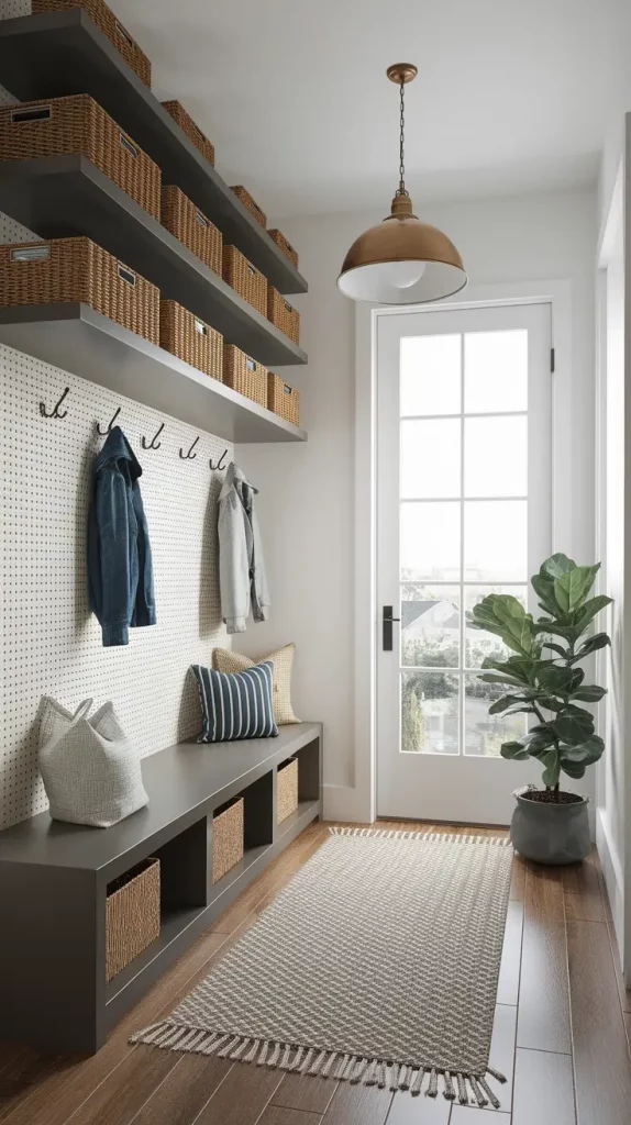 28 Stylish Small Entryways Ideas To Maximize Space With Smart Storage & Decor