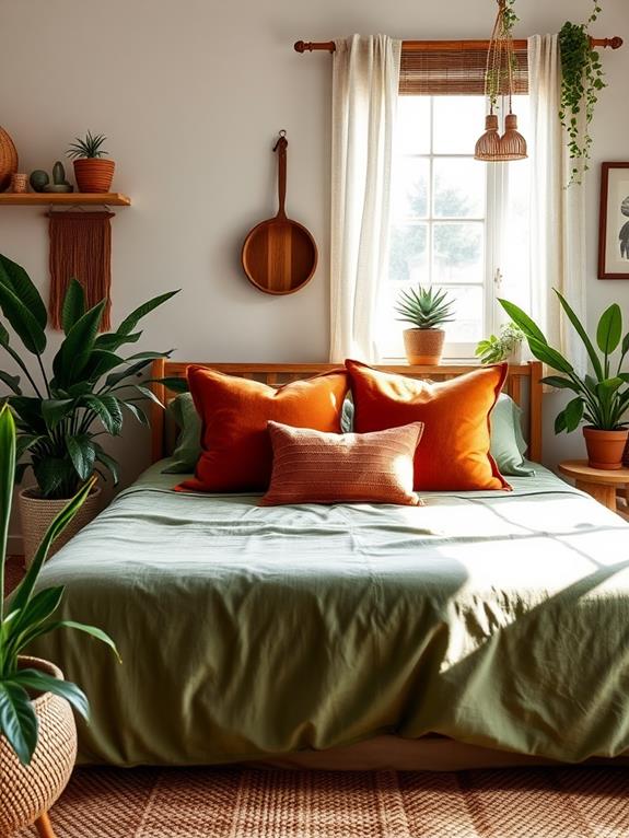 warm earthy decor accents