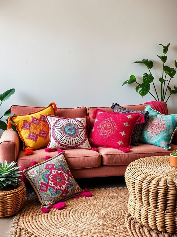 creative cushion stacking ideas