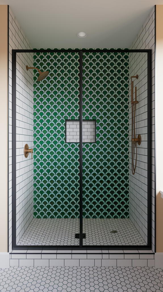 Elegant Shower Tile Design