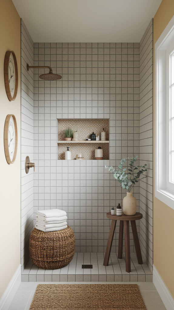 Natural Shower Decor