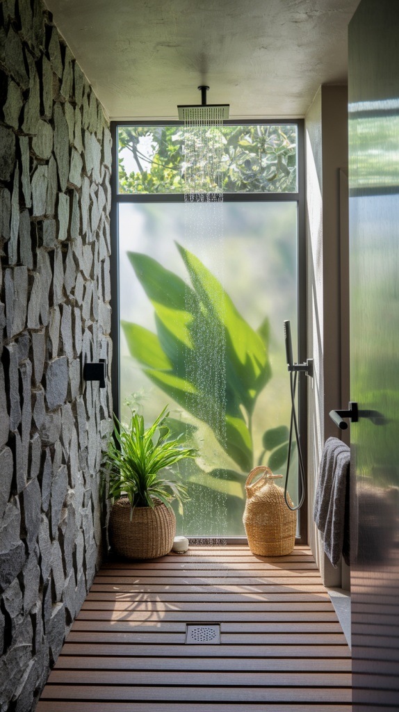 Natural Light in Shower