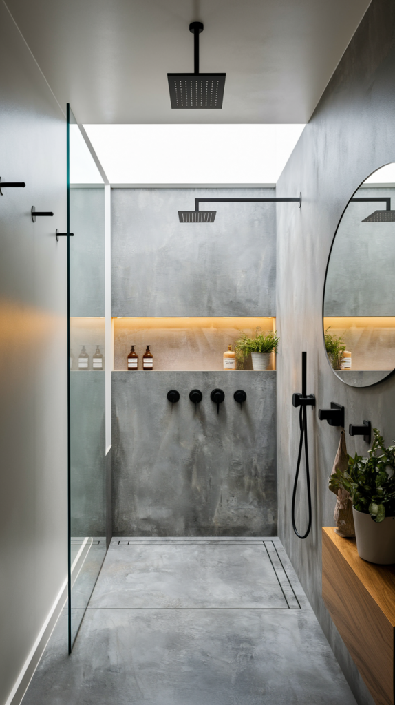 Doorless Walk-In Shower