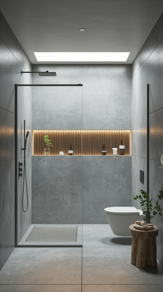 Open Shower Design