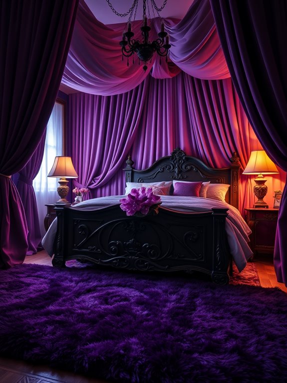 elegant amethyst home accents