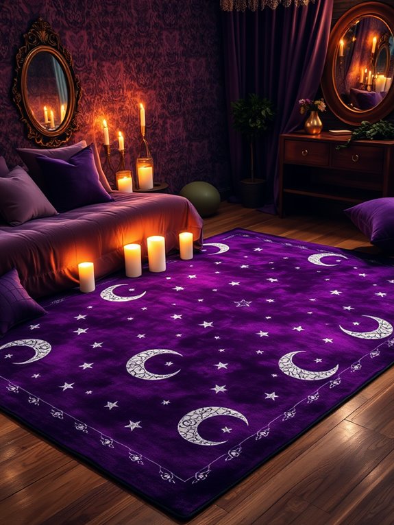 mystical themed floor decor