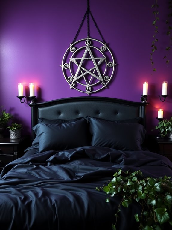 decorative pentagram wall art