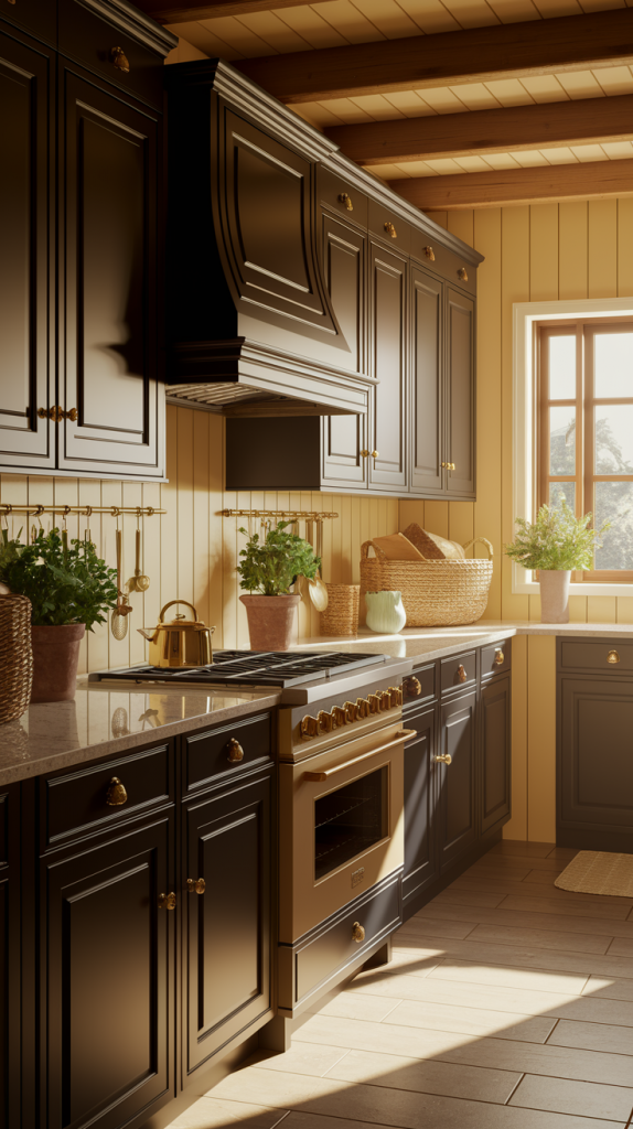Brown Kitchen Cabinets