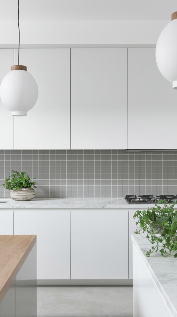 Crisp White Kitchen Design