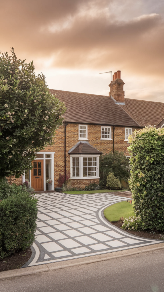 Upgrade Your Entrance: 28 Stylish and Functional Modern Driveway Ideas