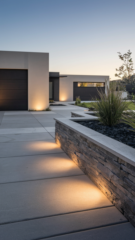 Upgrade Your Entrance: 28 Stylish and Functional Modern Driveway Ideas