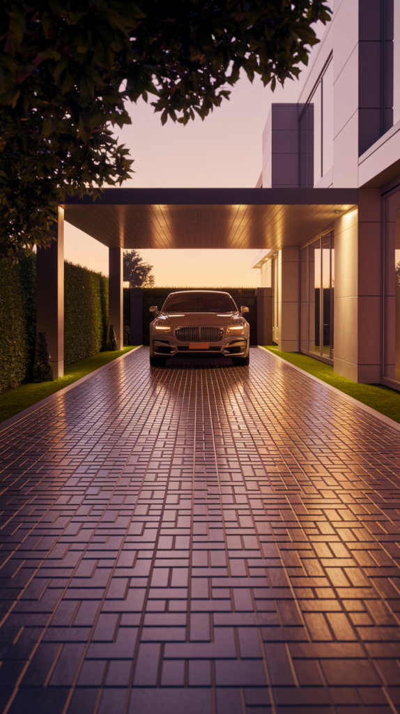 Upgrade Your Entrance: 28 Stylish and Functional Modern Driveway Ideas