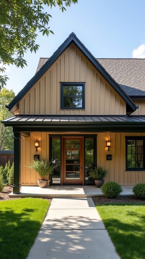 cozy modern color contrast