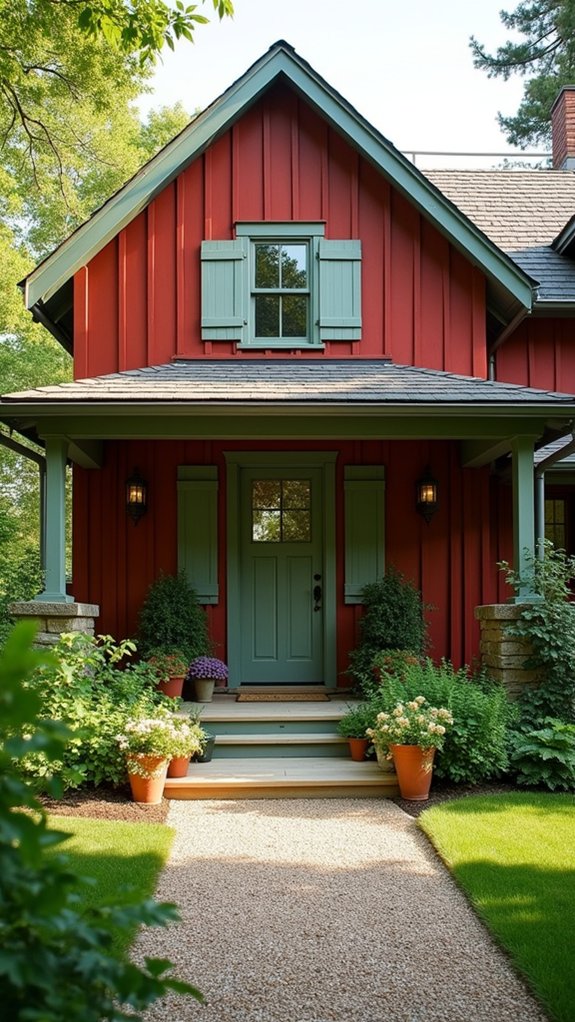 warm nostalgic farmhouse colors