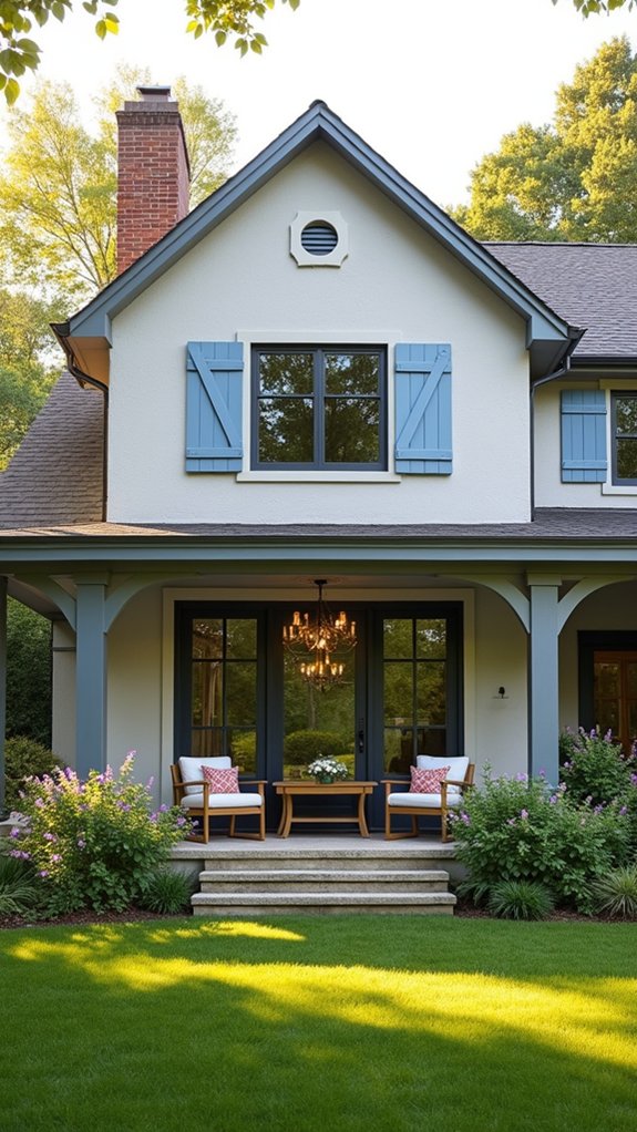 serene farmhouse color combination