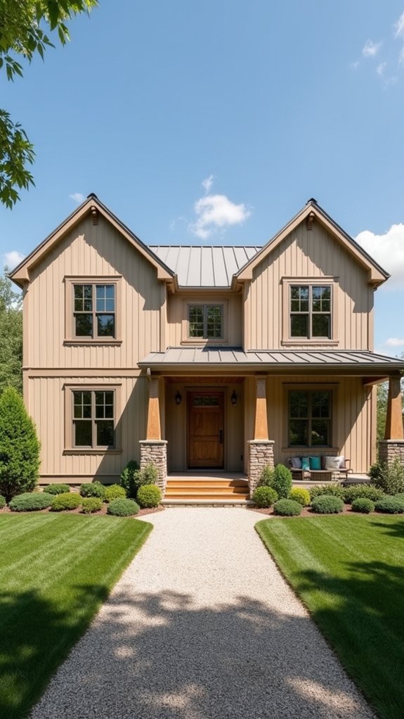 cozy earthy modern farmhouse