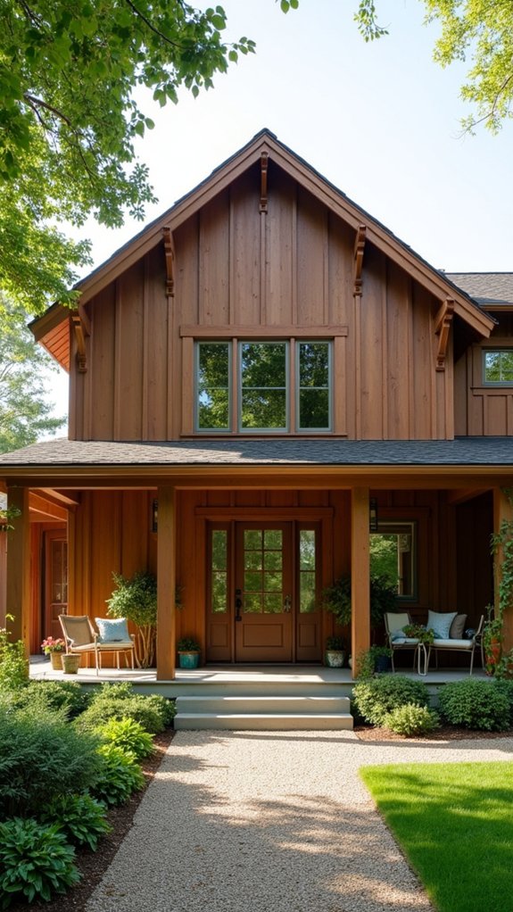 rustic elegance and warmth