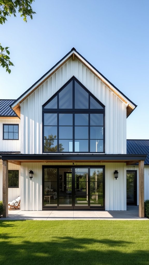 industrial farmhouse black grids