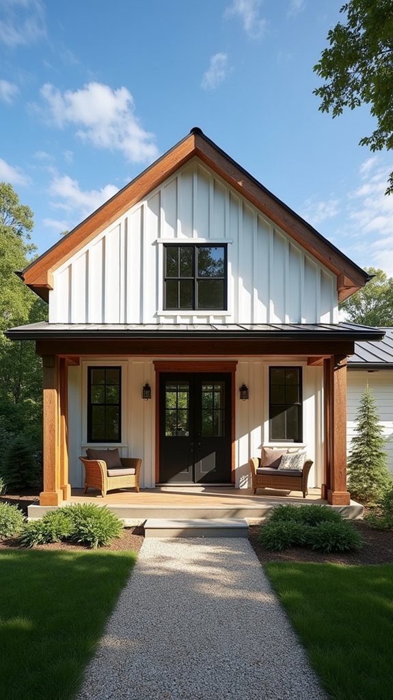 rustic modern aesthetic fusion