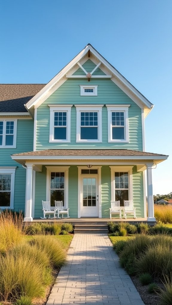 coastal charm with breezy hues