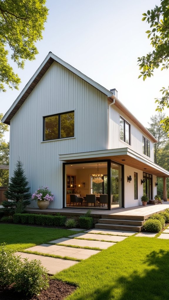 open concept farmhouse design