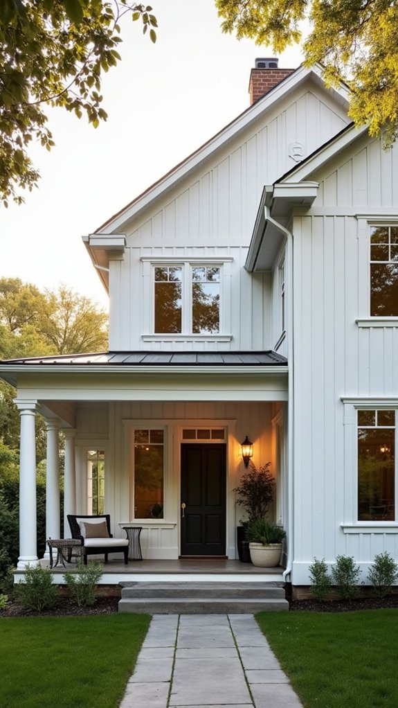 rustic white farmhouse elegance