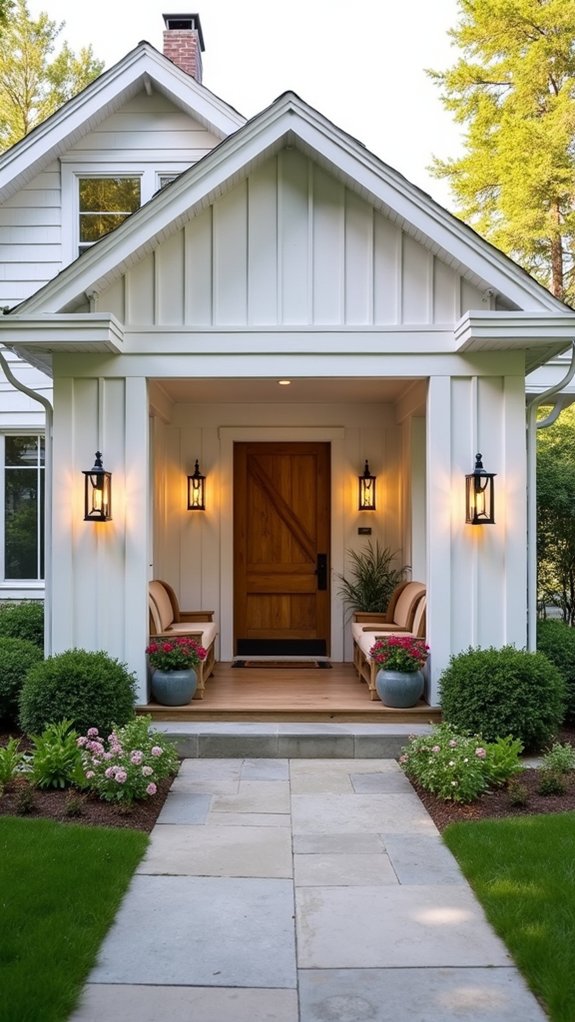 welcoming farmhouse entryway ambiance