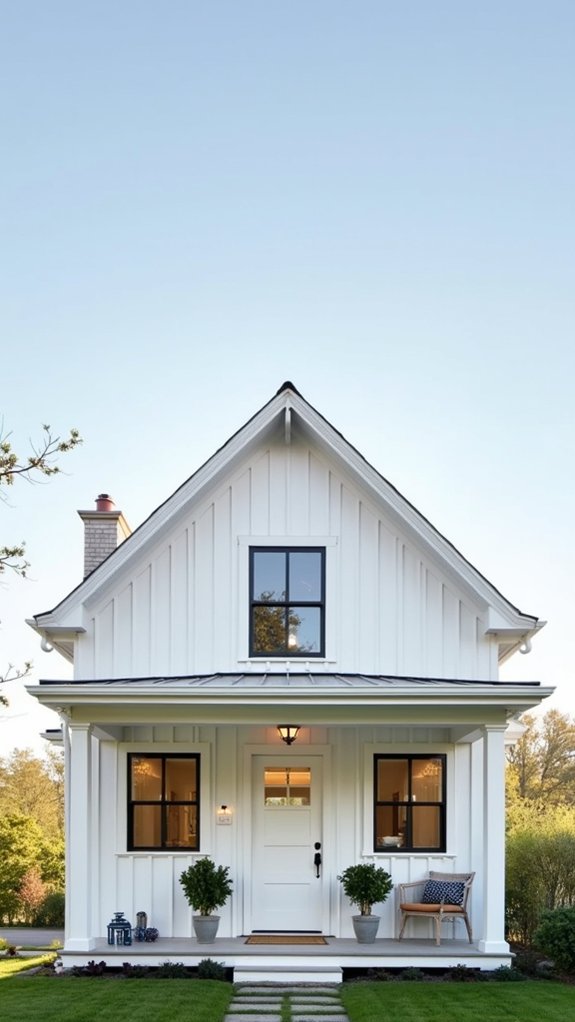 layered shades of white