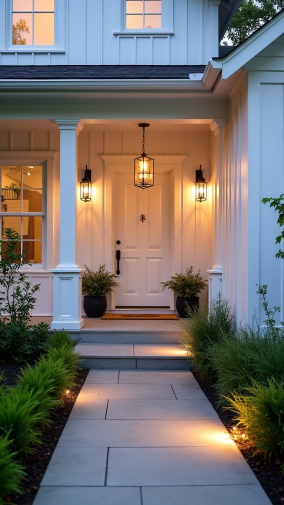 stylish outdoor lighting enhancements