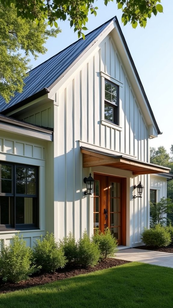 fresh inviting farmhouse exterior