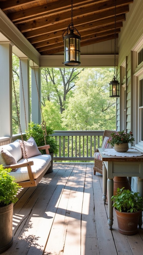 vintage porch decor elements
