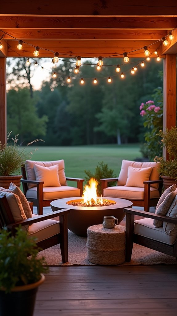 cozy fire pit gatherings