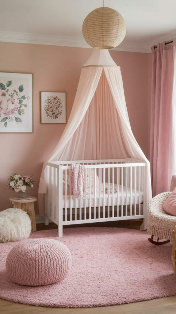From Vintage to Modern: 30 Beautiful Girls' Nursery Ideas to Try