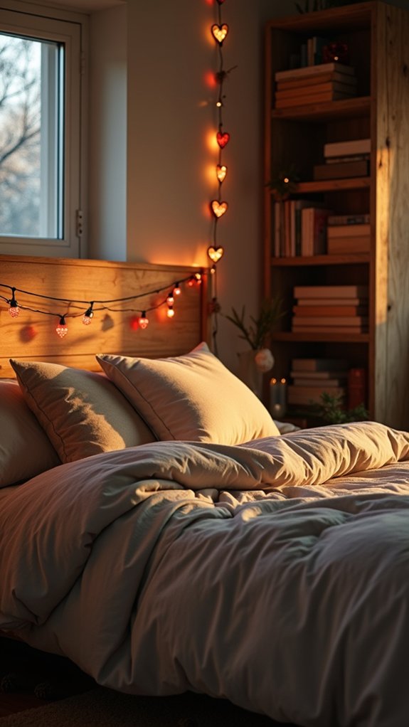 romantic warm fairy lights