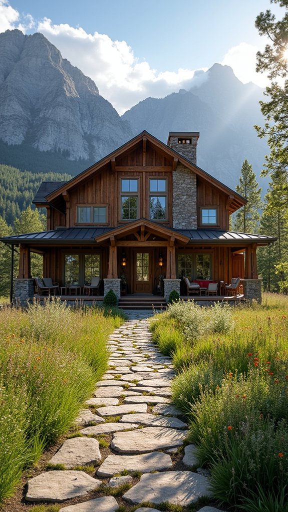 mountain inspired native landscaping