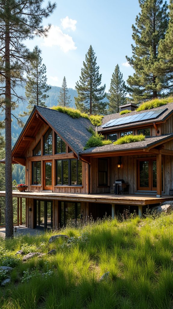eco friendly mountain home design