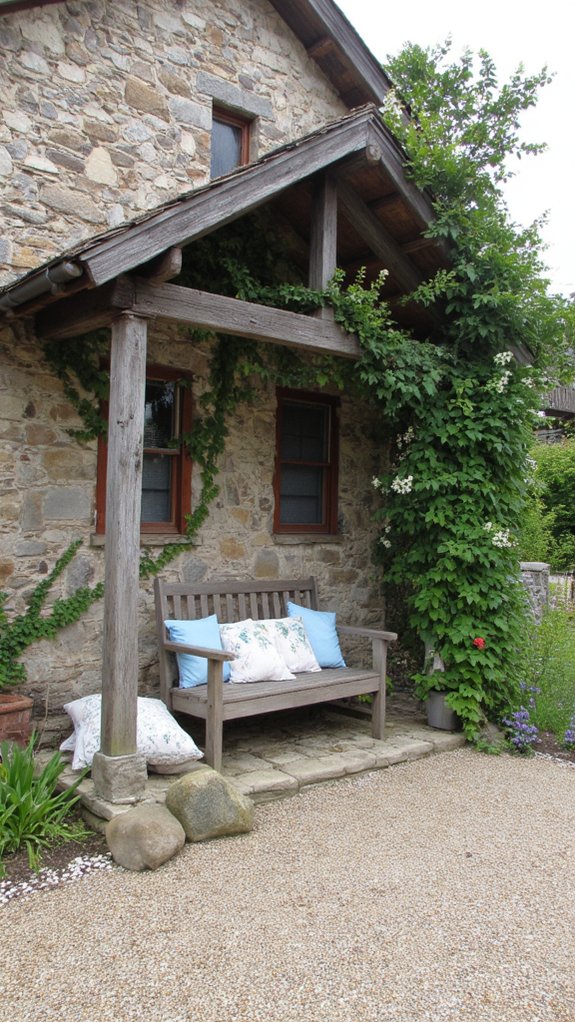 rustic warmth and character